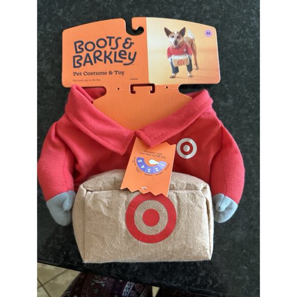Team Member Jeans Dog and Cat Frontal Costume - Boots & Barkley™ Red Sz M - Picture 2 of 5